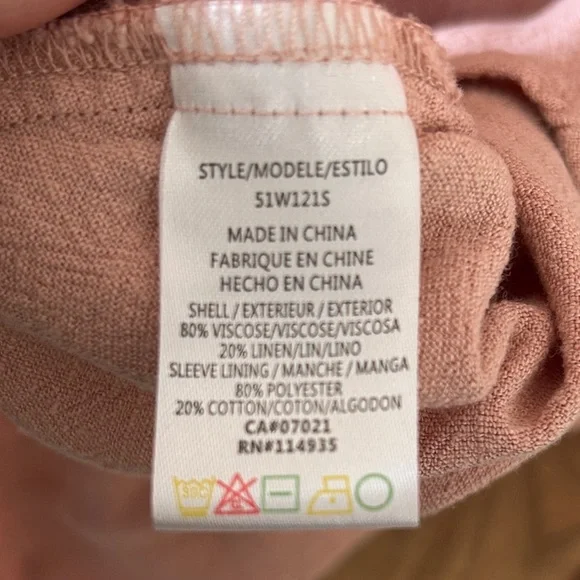 Pink Button-Down Mini Dress - Picture 4 of 5